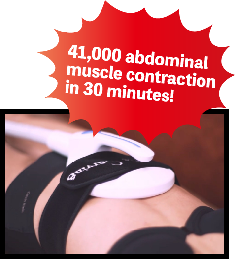 41,000 abdominal muscle contraction in 30 minutes!