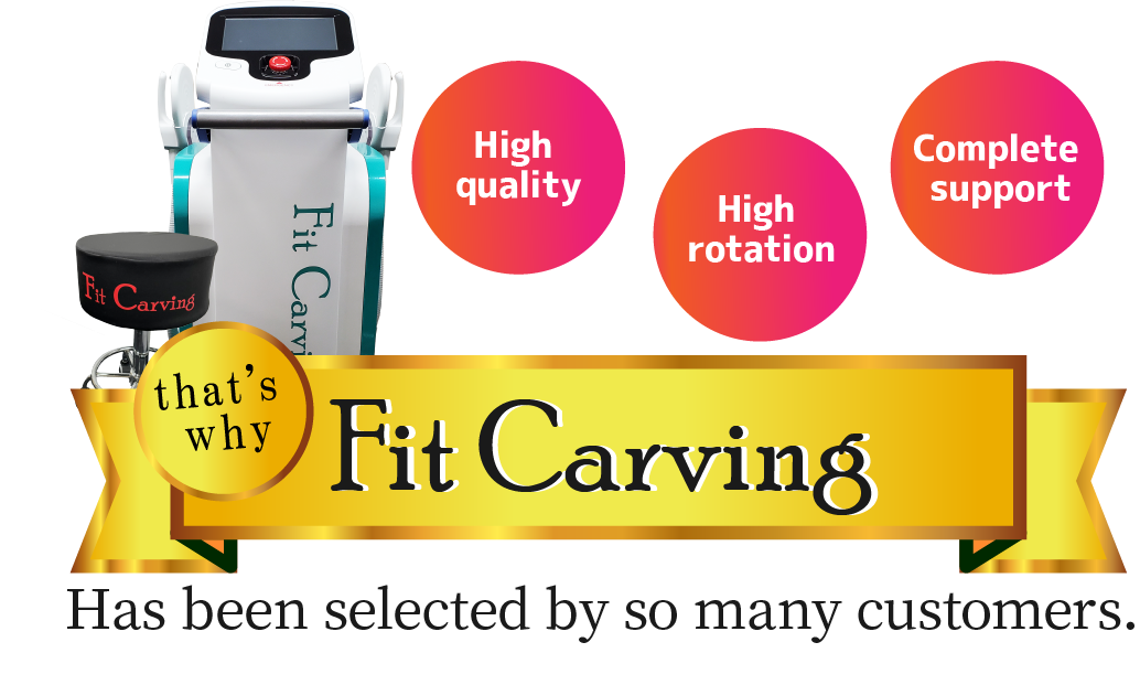 that's why Fit Carving Has been selected by so many customers.